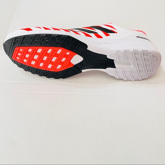 Adidas Adizero RC 3 Tokyo running shoes solar red white FY4084 NWOB Size 12 Men - Picture 6 of 9